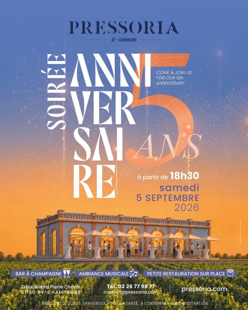 Affiche 3 soirée anniversaire Pressoria