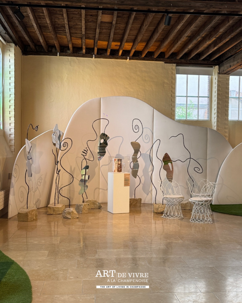 Œuvre exposée dans le Cellier Belle Époque