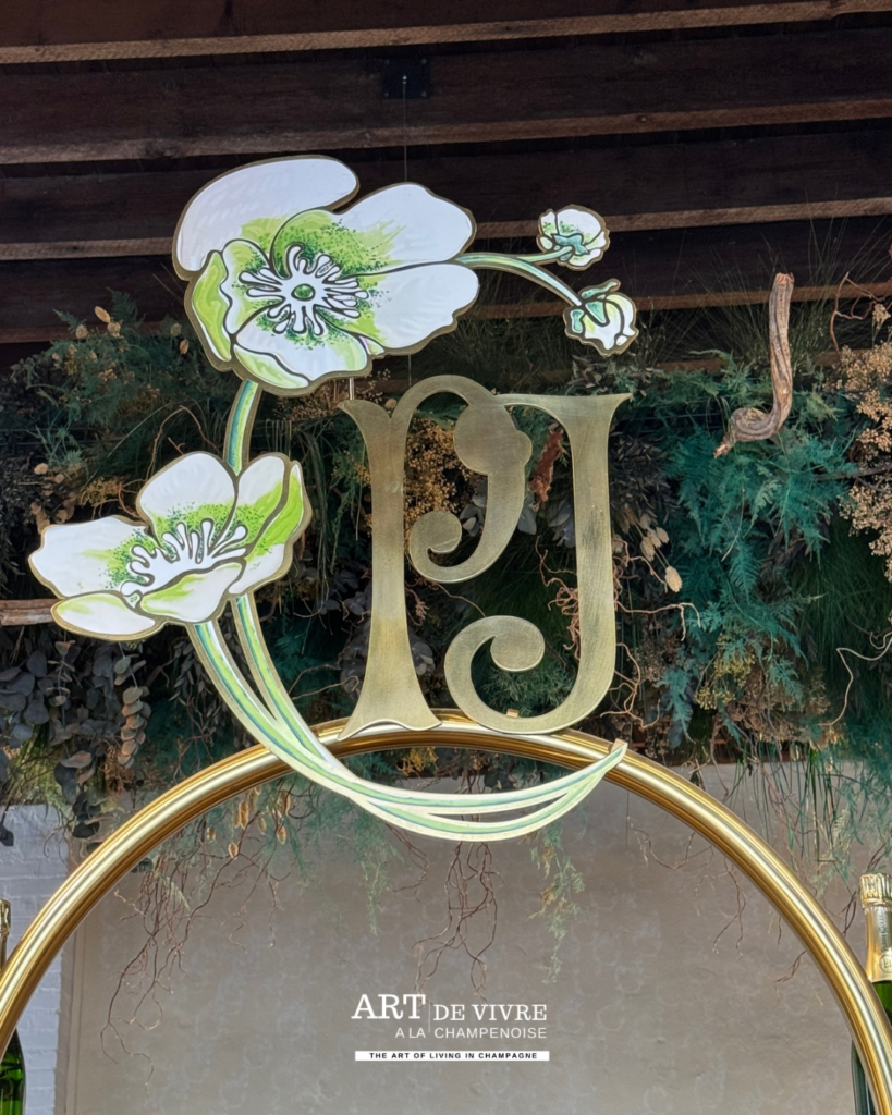 A l'intérieur du Cellier Perrier-Jouët