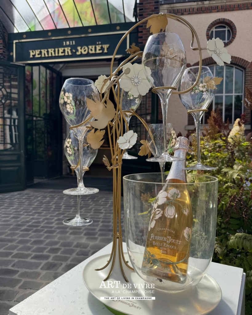 Oeuvre pour Cuvée Perrier-Jouët Rosé au Cellier Belle Époque