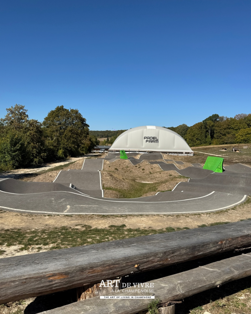 Installations de BMX et pumptrack à La Farm 2