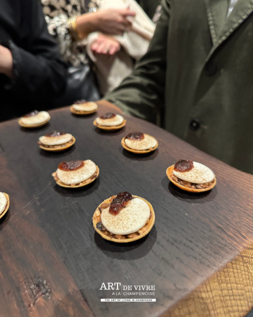Mise en bouche pour le dîner Quercus Edition à Arbane Reims