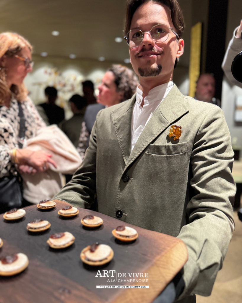 mise en bouche présentée lors du dîner Quercus Edition à Reims