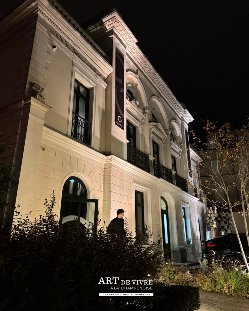 Façade du restaurant Arbane de Philippe Mille à Reims