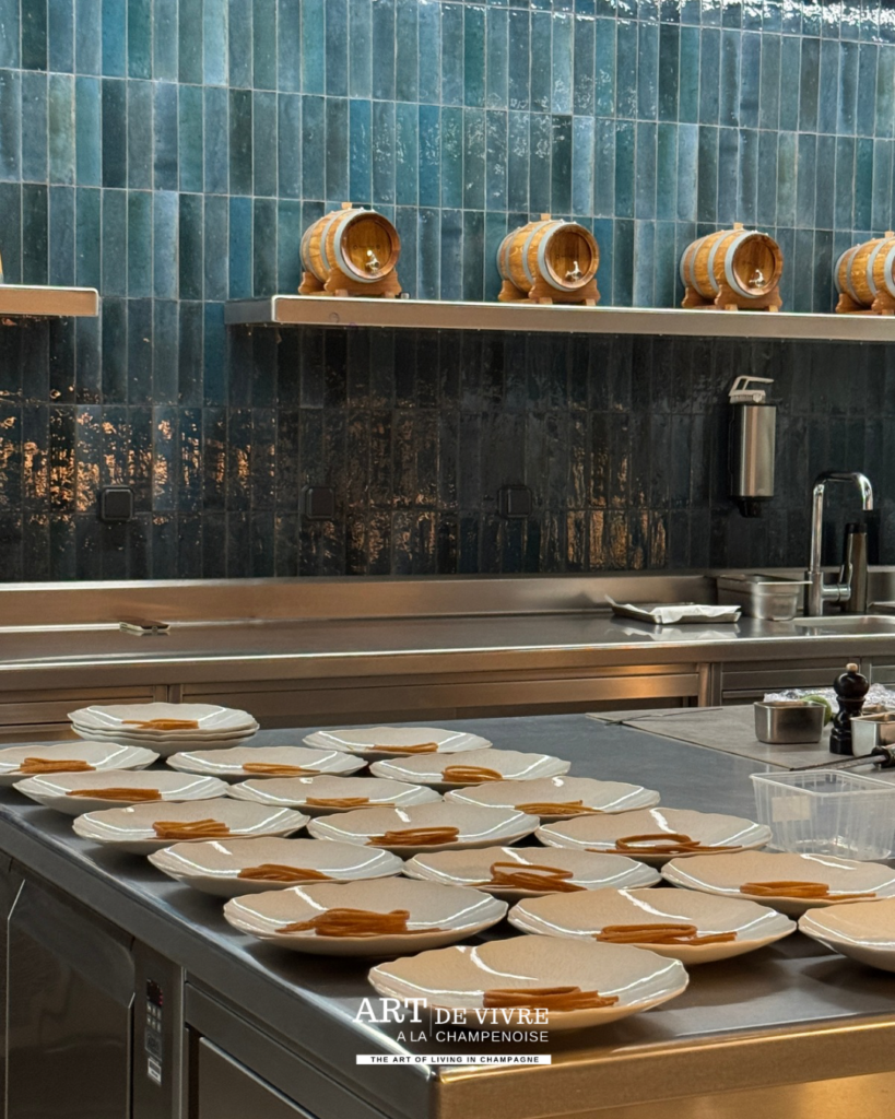 Dressage dans les cuisines d’Arbane