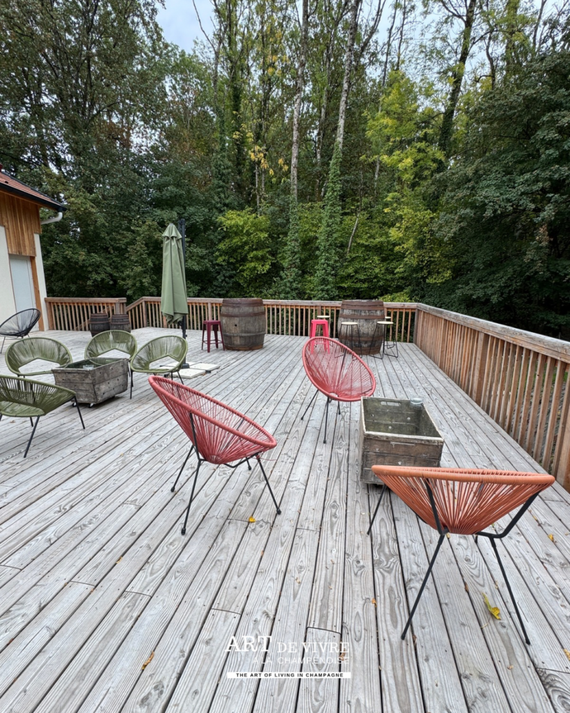 Terrasse du Faux Livore proche de la nature