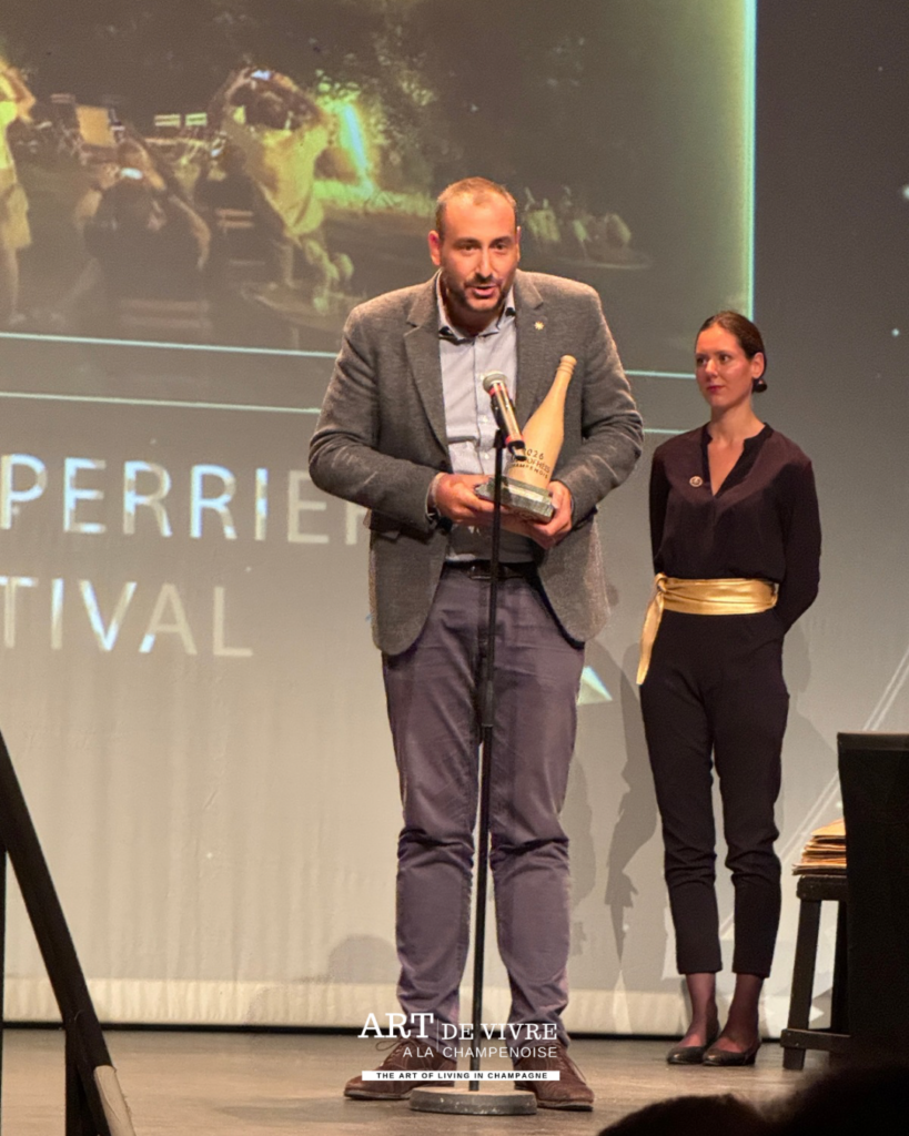Benjamin Fourmon DG du Champagne Joseph Perrier au Trophée Champenois