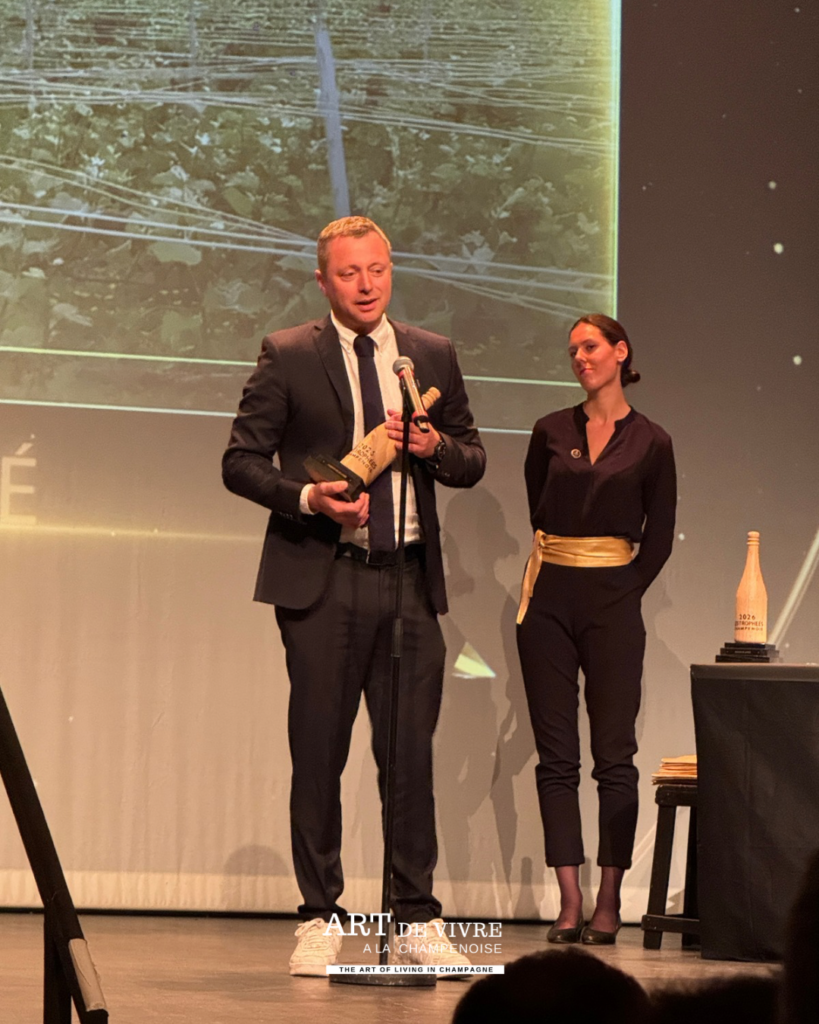 Vigneron de l'année Cédric Moussé aux Trophée Champenois