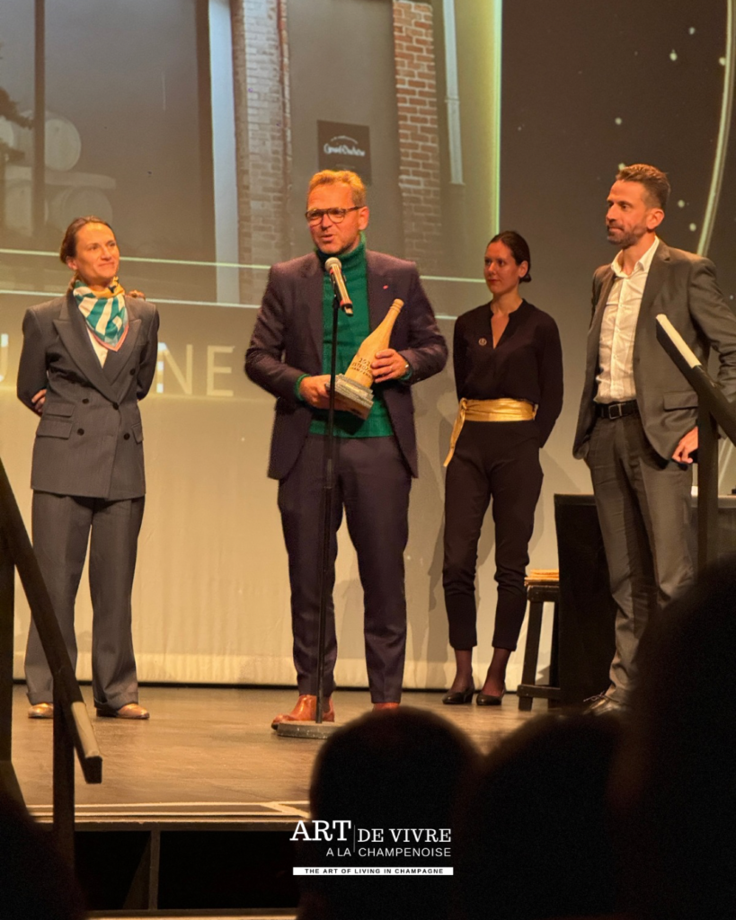Jérôme Durand Champagne Canard Duchêne pour la Maison de l'année aux Trophées Champenois