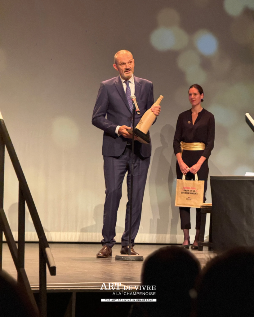 Trophée d'honneur pour Laurent d’Harcourt Pol Roger