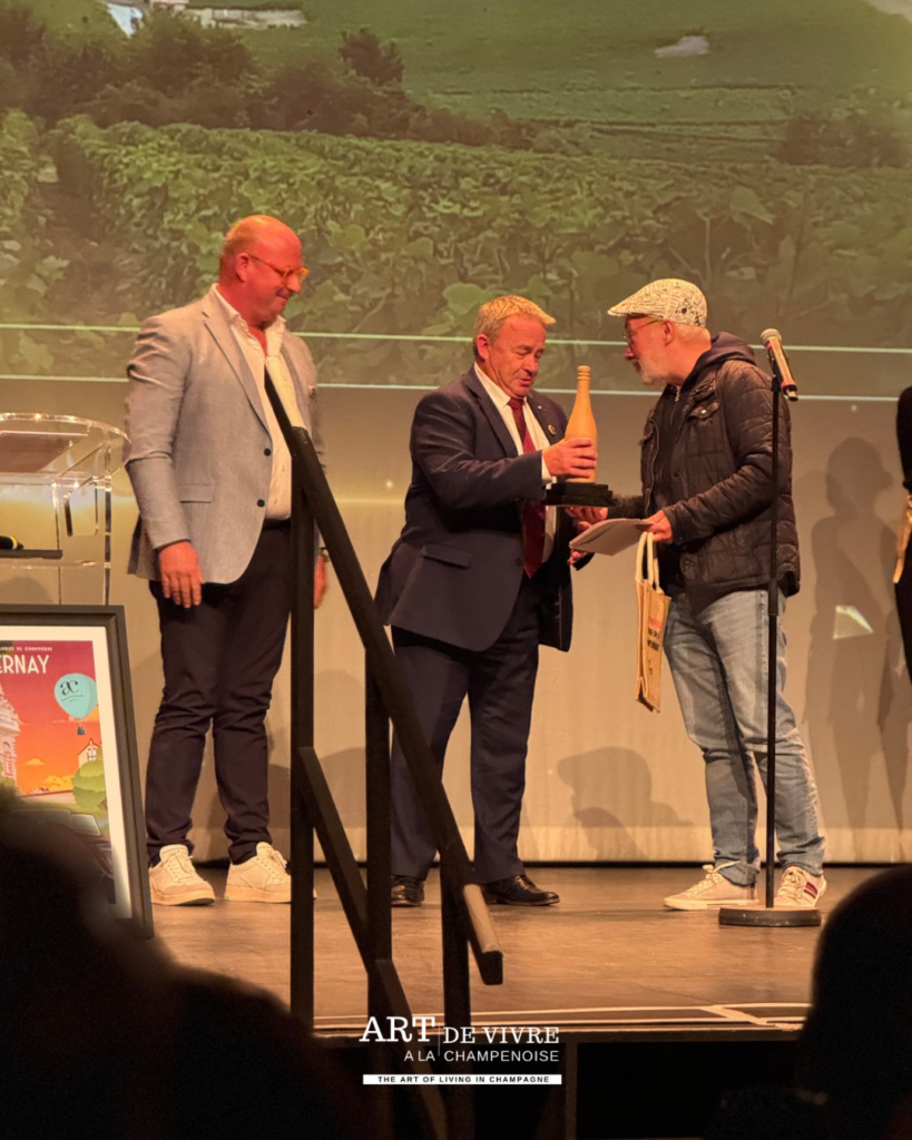 L'équipe de la Mairie de Sacy pour son trophée Village de L'Union au Trophées Champenois