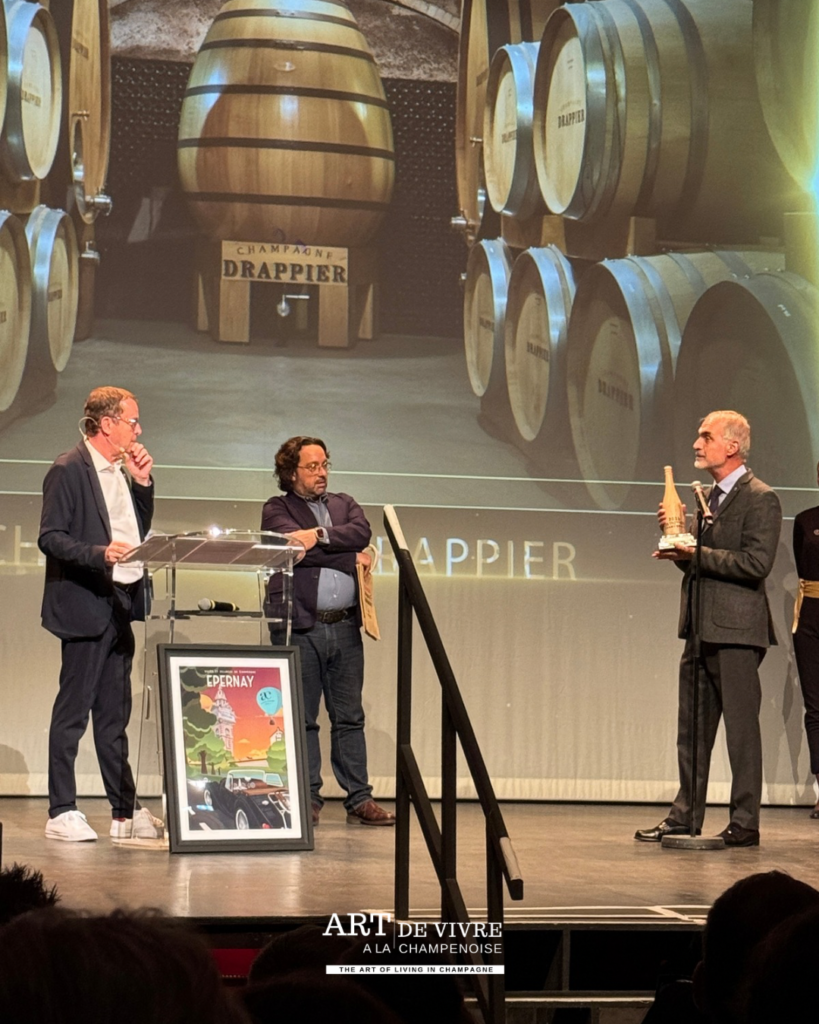 Jean-Baptiste Duteurtre et Tony Verbicaro pour le Champagne Drappier Cérémonie des Trophées Champenois 2026