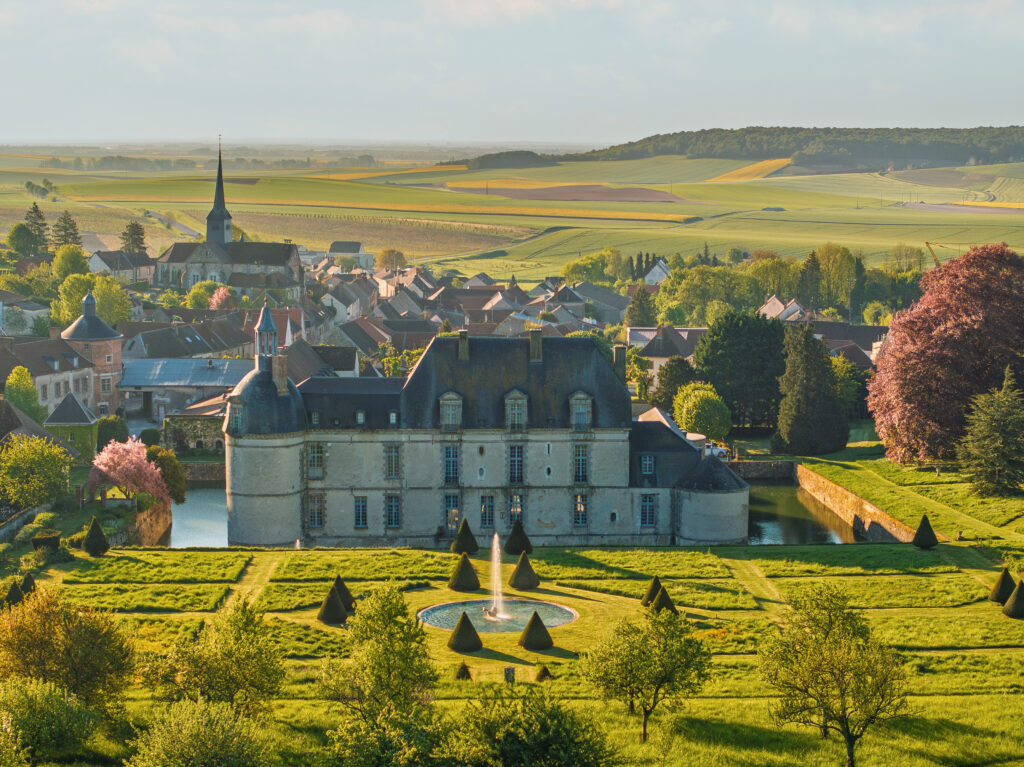 Couleurs d’automne dans le parc du Château d’Étoges